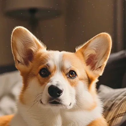 Gwen, Welsh Corgi Pembroke de l'élevage, portrait